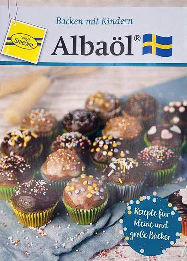 Albaöl Rezeptbroschüre - Backen mit Kindern und Albaöl