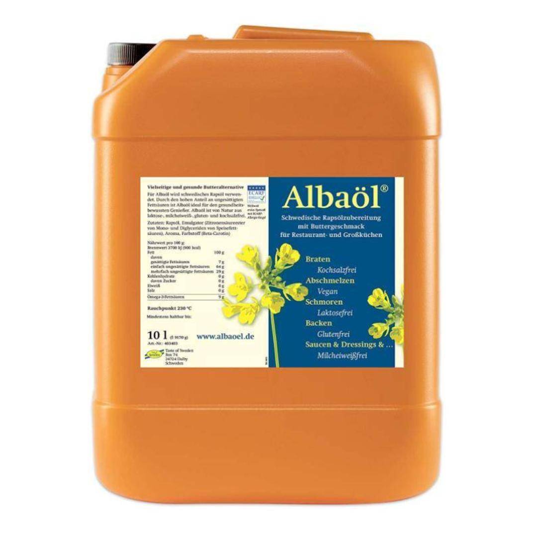 Albaöl - Rapsöl mit Buttergeschmack, 10 l Kanister