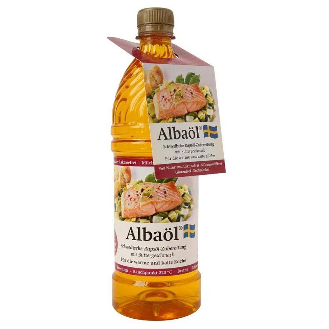 Albaöl - Rapsöl mit Buttergeschmack, 750 ml Flasche