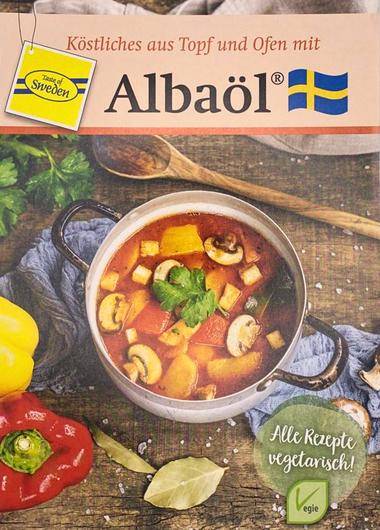 Albaöl Rezeptbroschüre - Köstliches aus Topf und Ofen mit Albaöl