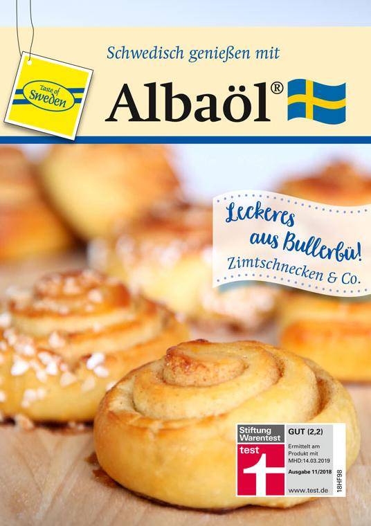 Albaöl Rezeptbroschüre - Schwedisch genießen mit Albaöl