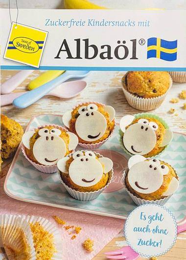 Albaöl Rezeptbroschüre - Zuckerfreie Kindersnacks mit Albaöl